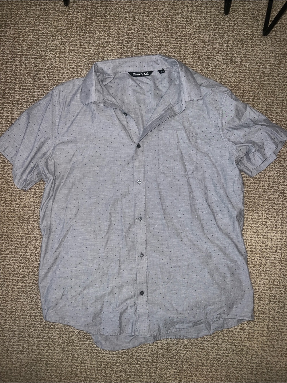 Travis Mathew Short Sleeve Print Button Down